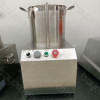 Industriële automatische fruit- en groentesnij- en -hakmachine (geschikt voor ui en aardappel)