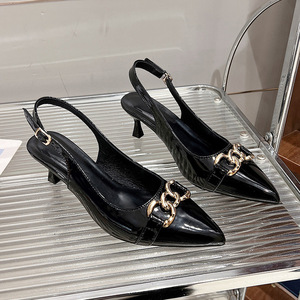 Nouvelles <span class=keywords><strong>sandales</strong></span> à talons hauts pointus pour femmes, <span class=keywords><strong>grande</strong></span> taille, tendance, pour le commerce transfrontalier Europe et Amérique - Product Image 5