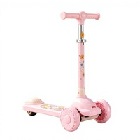 Vente en gros de trottinettes à 3 roues pour enfants, frein arrière, hauteur réglable, trottinette pour tout-petits de 3 à 8 ans, livraison directe d'usine, faible MOQ