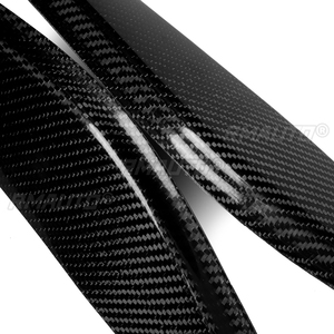 1 paire de couvre-phares en fibre de carbone véritable pour Ford Fiesta MK6 2002 2003 2004 2005, accessoires de voiture - Product Image 4