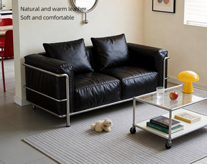 Poltrona Singola Stile Mid-Century, Sedia da Salotto Minimalista Design Bauhaus per Soggiorno <span class=keywords><strong>e</strong></span> B&B, <span class=keywords><strong>Divano</strong></span> Confortevole - Product Image 5