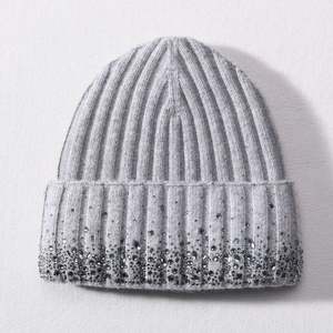 Gorros de Invierno Tejidos de Fábrica, Doble Capa, Gruesos, Suaves, Unisex, con Logotipo Personalizado, Gorro de Punto Elegante, Común para Viajes - Product Image 1