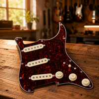 YUANXIN ST-A0587 Pickguard pré-câblé écaille de tortue avec micro à aimant Alnico5 pour guitare électrique (plastique et métal)