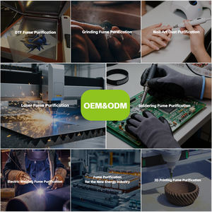 <span class=keywords><strong>Extracteur</strong></span> de fumée et de poussière laser CO2 275 m³/h avec système de filtration HEPA + charbon actif pour le traitement laser/machine CNC - Product Image 6