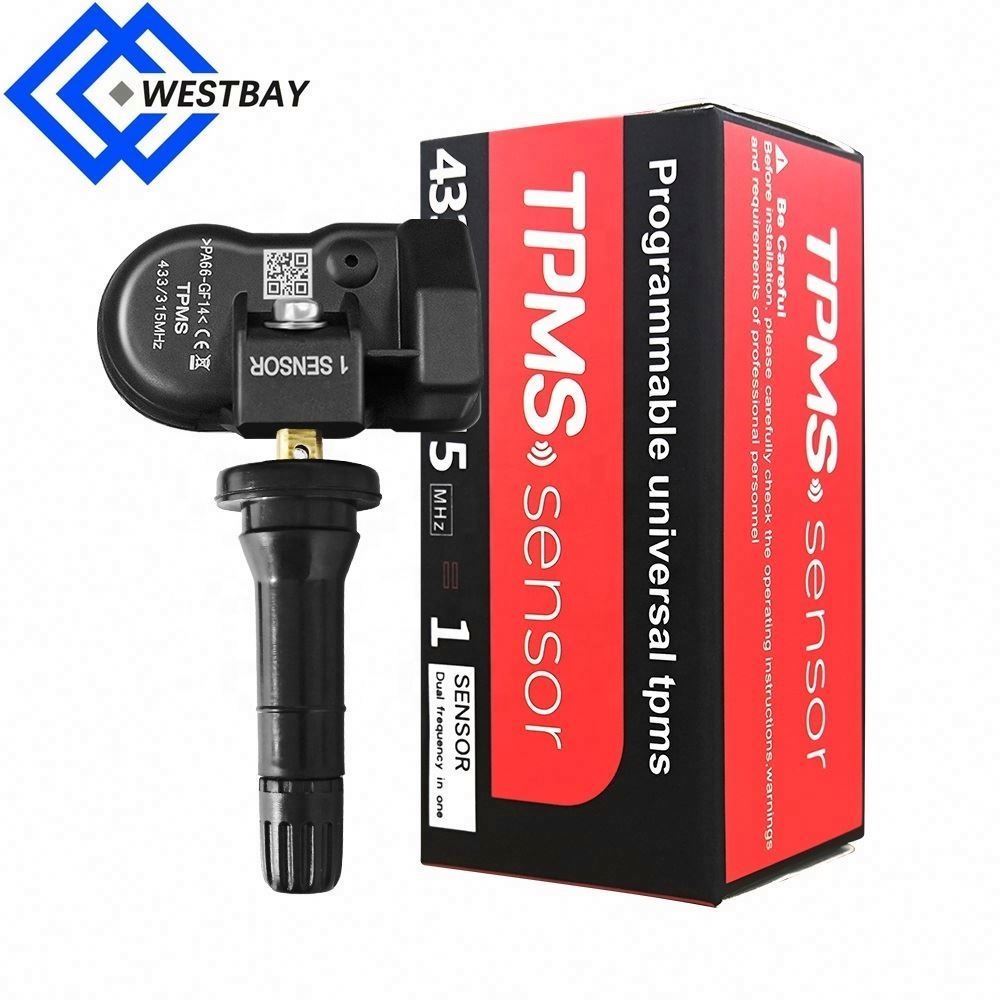 Программируемый датчик WESTBAY 315 433 мГц Mx TPMS 2 в 1 Система контроля давления в шинах программный датчик для Foxwell SUNWOLF