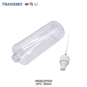 Emballage de crème hydratante pour le corps recyclable, flacon pompe en plastique pour lotion 500 ml, emballage de flacon de shampoing - Product Image 4