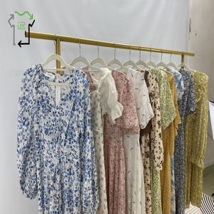 Groothandel dames zomerjurken van hoge kwaliteit, schoon, tweedehands, comfortabel, lange zijden jurken, mode, gebruikte kleding in balen - Product Image 1