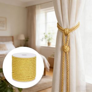 <span class=keywords><strong>Cordon</strong></span> en satin torsadé <span class=keywords><strong>de</strong></span> qualité supérieure <span class=keywords><strong>de</strong></span> 5 mm, <span class=keywords><strong>cordon</strong></span> à 3 brins, <span class=keywords><strong>cordon</strong></span> doux pour la décoration artisanale, la décoration <span class=keywords><strong>de</strong></span> la maison, les attaches <span class=keywords><strong>de</strong></span> rideaux - Product Image 4