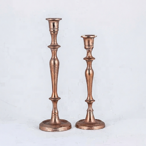 Candelabro de Metal de Latón Hecho a Mano, Ecológico, Sin Plomo, para Decoración de Mesa de Boda, Hotel, Elegante - Product Image 1