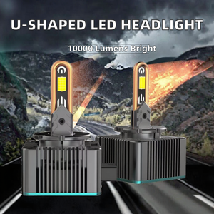 Phare LED en forme de U 1:1 D1S/D2S/D3S/D4S/D5S/D8S 70W 10000LM 6000K 12V Nouveau - Product Image 2