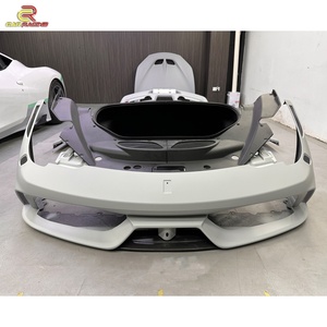 ชุดแต่งคาร์บอนไฟเบอร์แบบกึ่งแห้ง สไตล์สเปเชียล สำหรับกันชนหน้า-หลัง อะไหล่รถยนต์สำหรับ Ferrari 458 Bodykit Italia Spider ปี 2010-2015 - Product Image 2