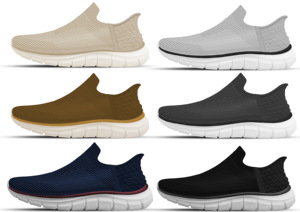 Chaussure de course légère à amorti pour l'extérieur, baskets de créateur à vitesse de course, chaussures de sport de luxe - Product Image 2