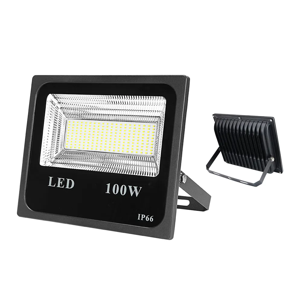 KCD Stadium Garden Energy Saving Outdoor High Lumen 100 Beam Angle DC 12v 50 Watt 150 Watt IP65 LED Flood Light Fixture