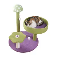 Yaratıcı çiçek Sisal halat kedi tırmanma çerçeve kedi tırmalama sütunu atlama platformu ile kedi çiçek ağacı