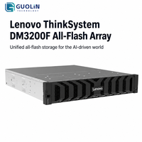 Almacenamiento Unificado NVMe All-Flash Lenovo ThinkSystem DM3200F 2U de 12 Bahías SFF SAN NAS para Empresas, Virtualización de Bases de Datos