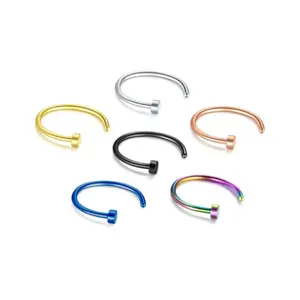 2024 Germany New Hot Selling Nose Ring Piercing Jewellery Titanium Piercing Nose Ring Earrings