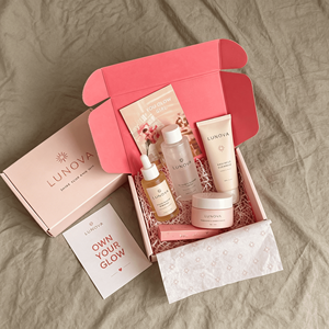 Facial Toner Skin Care Subscription <b>Box</b> Packaging Corrugated Mailer <b>Box</b> E Flute Self <b>Lock</b> Mailer Custom Packaging - Product Image 1