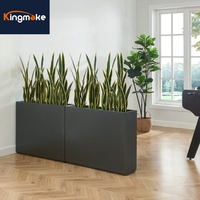 KINGMAKE Vente à chaud Pots de fleurs pour jardin, intérieur, extérieur, sol Vase personnalisé Pot de plantes en fibre d'argile Jardinière