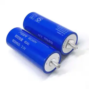 Long Life Deep Cycle 2.3V 40Ah Yinlong LTO 66160 Lithium Titanate Power Battery Cells for Energy Storage Car Audio