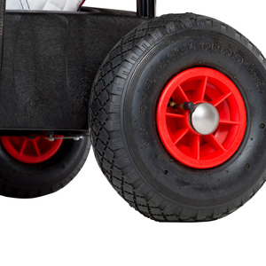 JH-Mech transporter facilement avec poignée réglable en acier enduit de poudre deux roues roulant <span class=keywords><strong>cheval</strong></span> selle chariot - Product Image 5