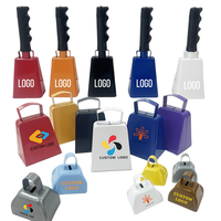 Cloche de supporter promotionnelle avec poignée pour événements sportifs, courses, fêtes, jeux, célébrations et souvenirs