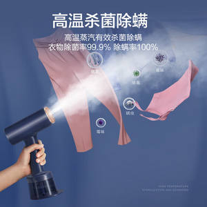 Défroisseur Vapeur Portable Midea Deep Space Blue 0,21 L, Débit de Vapeur Puissant, Fer à Repasser Électrique Portable pour la Maison et les Voyages - Product Image 1