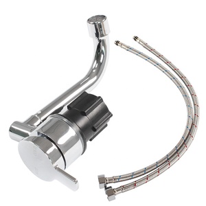 TYTXRV-<span class=keywords><strong>grifo</strong></span> de cocina de acero inoxidable 304, pulido de espejo, plegable, de agua fría y caliente, para caravana y <span class=keywords><strong>autocaravana</strong></span> - Product Image 3