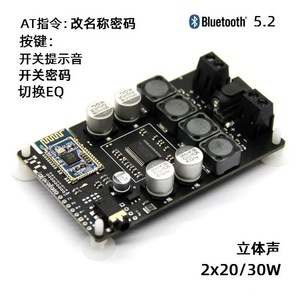 มินิแอมพลิฟายเออร์ 2x30W 5.2 พร้อมปุ่มควบคุม EQ สวิตช์เปลี่ยนชื่อพอร์ตอนุกรม - Product Image 5