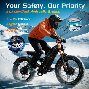 Bicicleta Eléctrica de Montaña eAhora Romeo Pro 2 2026, Neumáticos Anchos, Motor Dual, Todoterreno, con Bluetooth - Product Image 6