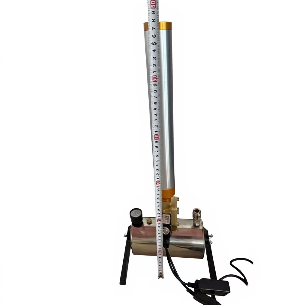 Remote-controlled confetti cannon machine