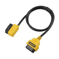 Cable Conector OBD2 AUTOOL de 1 m, Adaptador Universal para Automóvil OBD 2, Divisor de Cable, Cable de Extensión de 16 Pines OBDII Macho a Hembra