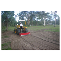 Tracteur met en œuvre la niveleuse de lame de boîte arrière Blader Box 3 points pour le nivellement des terres