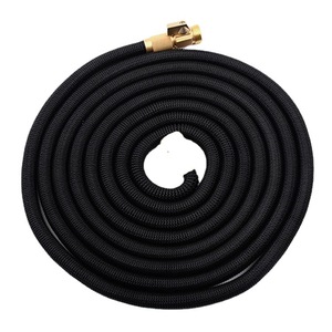 Juego de mangueras telescópicas de agua 3x extensibles con pistola pulverizadora para lavado de coches, uso en jardín, agua a presión del grifo, material TPE - Product Image 5