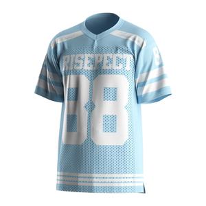 Maillots de sport OEM/ODM à séchage rapide pour la compétition, maillots en maille vierges, maillots de football américain rembourrés et compressifs, vente en gros - Product Image 1