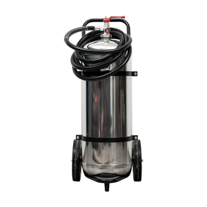 Estintore su Carrello in Acciaio Inossidabile Anticorrosione 25L/50L/100L - Product Image 2