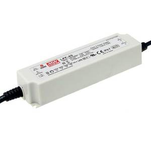 Controlador LED Mean Well LPF-40 de 40W 48V, Voltaje Constante, Corriente Constante, Canal Único, Convertidor CA/CC - Product Image 1