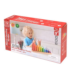 Número de conteo de ábaco Cuentas de madera Número de aprendizaje Niños educativos Contando Ábaco Juguetes inteligentes para niños - Product Image 4