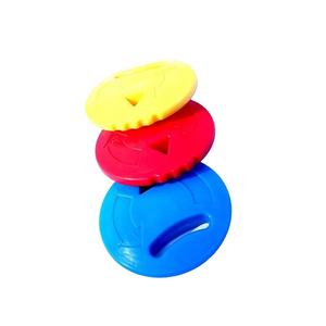 Entrenamiento de atletismo para niños 400g disco de lanzamiento de goma suave para equipo deportivo escolar de enseñanza de campo de pista - Product Image 1