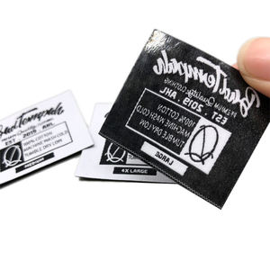 <strong>Iron</strong> <strong>on</strong> Straight Cut Woven <strong>Labels</strong> Size <strong>Label</strong> Garment Tagsfor <strong>Clothing</strong> - Product Image 3