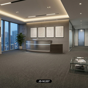 Wall To Wall <b>Carpet</b> Hotel <b>Carpet</b> Solid Colors <b>Carpet</b> Dark Grey Loop Pile Commercial Office Lobby Full Cover Flooring <b>Carpet</b> - Product Image 1