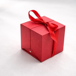 <strong>Custom</strong> Luxury Valentine's Day Wedding Gift Boxes Paperboard Preserved <strong>Flower</strong> <strong>Box</strong> with Gold Foil LOGO Recyclable Ribbon - Product Image 3