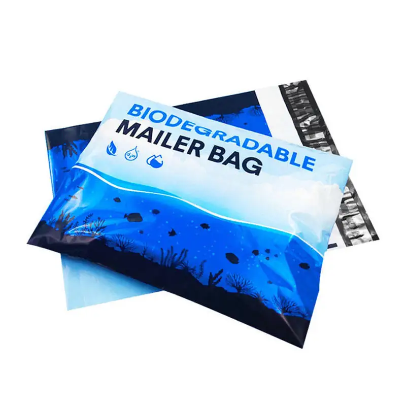 Commercio all'ingrosso personalizzato stampato Poly Mailer plastica Shopping biodegradabile compostabile Polymailer Courier Poly Mailer Bag per i vestiti