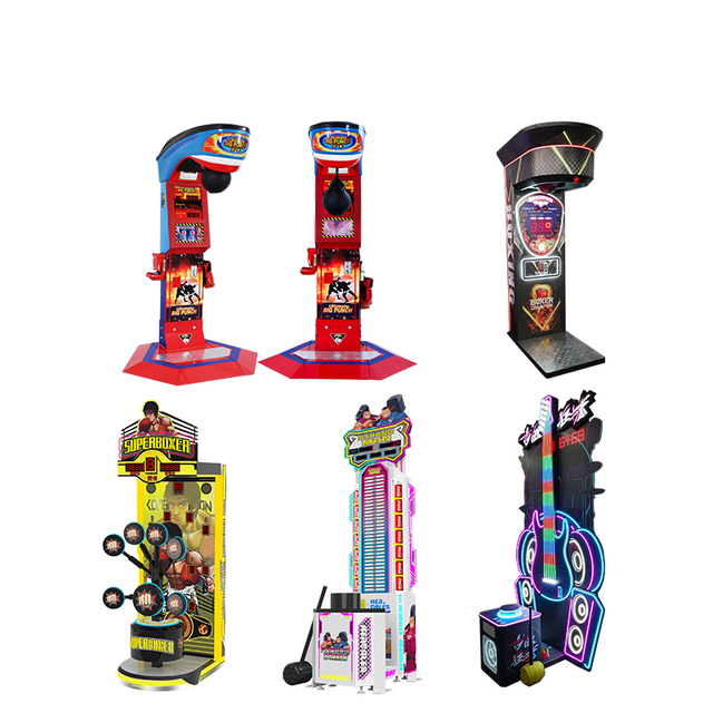 Sport Amusement Game Avenue Coin Operated Game Machine Punching Hitting Gaming Boxing Arcade Punch Machine