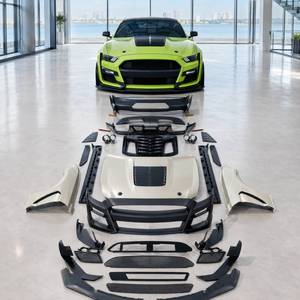 Kit complet de conversion et de lifting pour Ford <span class=keywords><strong>Mustang</strong></span> <span class=keywords><strong>GT500</strong></span> 2015-2017 : pare-chocs avant et arrière, capot et ailes modifiés. - Product Image 4