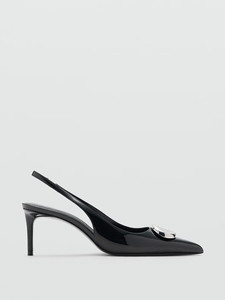 Sandalias <span class=keywords><strong>NMG</strong></span> para Mujer, Nueva Colección de Otoño, Piel Sintética, Hebilla Metálica, Punta Puntiaguda, Tacón Alto Delgado de 6 cm, Antideslizantes, Estilo Muller - Product Image 2