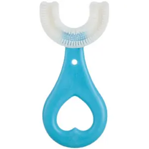 Brosse à dents en forme de u, portable, pour bébé, étanche, en plastique, 1 pièce, nouveau design, 2021