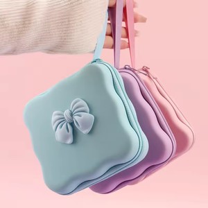 Sanitary Napkin Cartoon Data Cable <b>Storage</b> Bag 2.5 Inch Hard Disk Charger Portable <b>USB</b> Stick Cosmetic Organizer Sac Tote Ziplock - Product Image 4