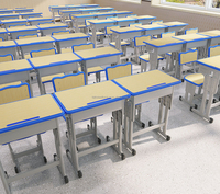 Meilleurs ensembles scolaires en métal sur mesure, chaises d'étude pour étudiants, tables et chaises de classe, pupitres et chaises