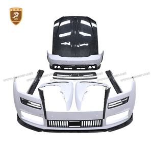 Kit de carrosserie de conversion en fibre de carbone de style MSY pour Rolls Royce Ghost 4ème génération 2021-2024, pare-chocs avant, aileron arrière, embouts d'échappement - Product Image 6