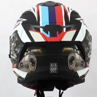 Casque de moto intégral à double lentille en ABS, disponible en OEM/ODM, certification ECE pour hommes adultes